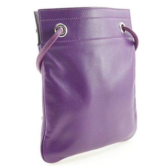 HERMES Aline Mini Shoulder Bag purple/SilverHardware Vaux Swift - Picture 3 of 9